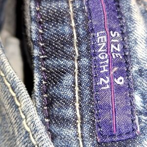 Vigross Light Blue Capris Jeans